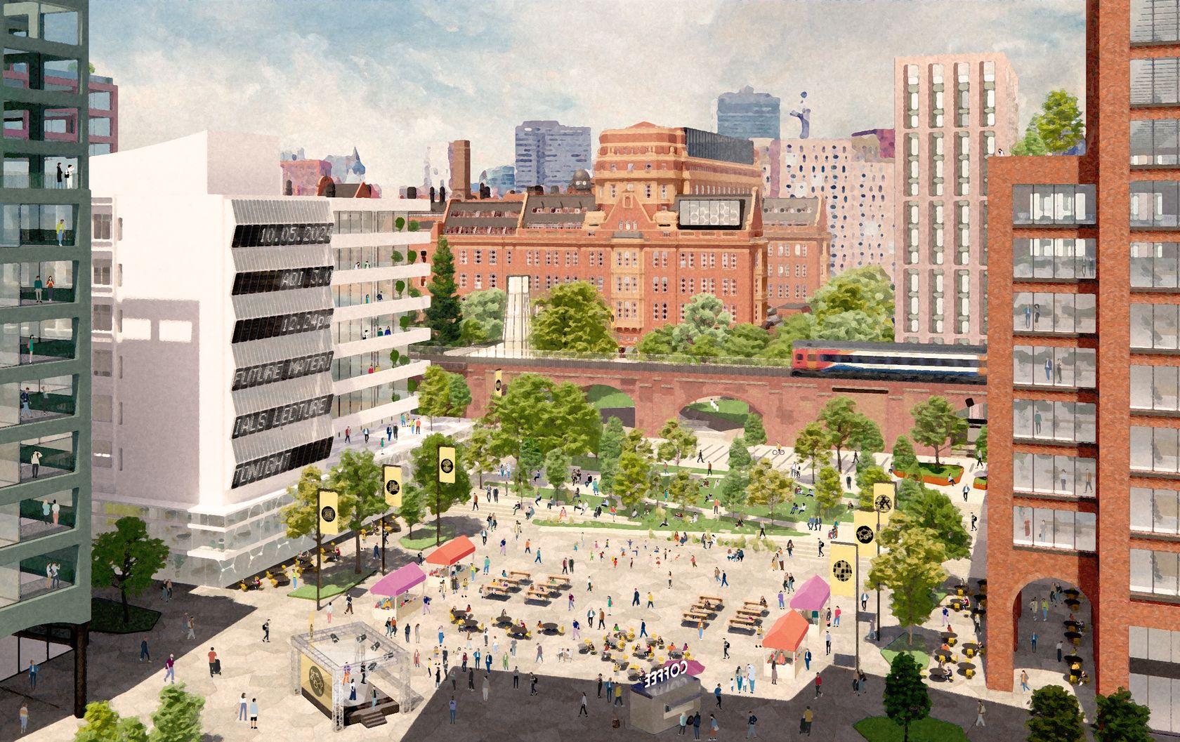 Illustrative image of new ID Manchester square
